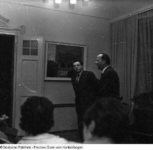 Peter Schreier im Klubhaus "August Bebel", Wasaplatz