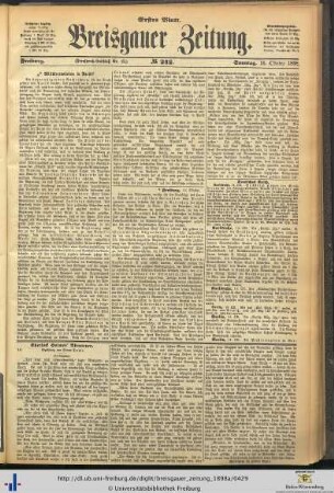 16.10.1898 (Erstes Blatt)