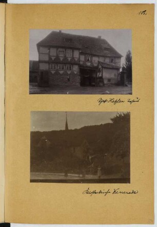 Schloss, Hehlen / Klosterkirche Kemnade, Bodenwerder: Ansichten (aus: Skizzen- und Fotoalbum 22)