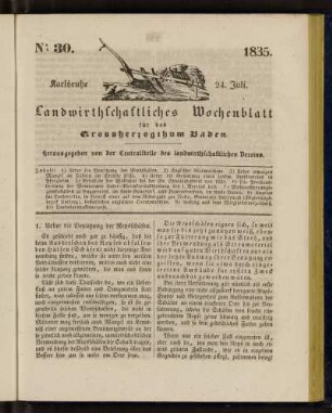 No. 30. 24. Juli