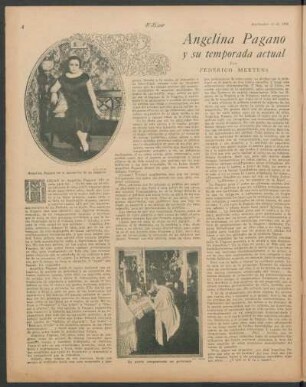 Angelina Pagano y su temporada actual