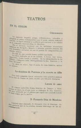En el Odeón