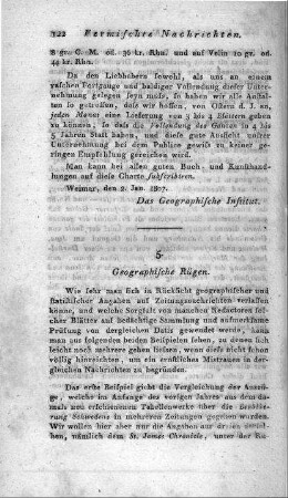 Geographische Rügen