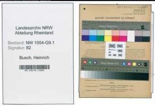 Entnazifizierung Heinrich Busch , geb. 03.02.1901 (Prokurist)