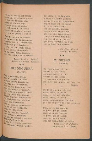 Mi sueño : (Zamba)