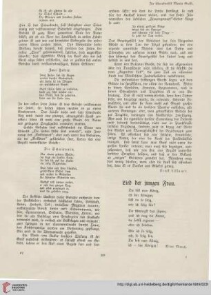 Lied der jungen Frau