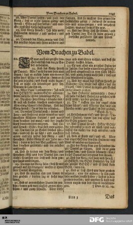 Vom Drachen zu Babel.