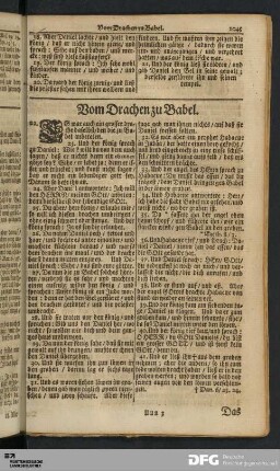 Vom Drachen zu Babel.