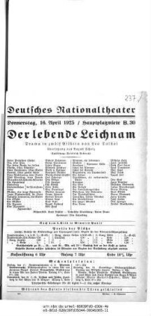 Der lebende Leichnam