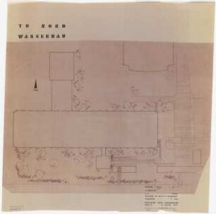 Institut für Wasserbau und Wasserwirtschaft der Technischen Universität Berlin (Nordgelände): Lageplan mit Pflanzplan 1:200