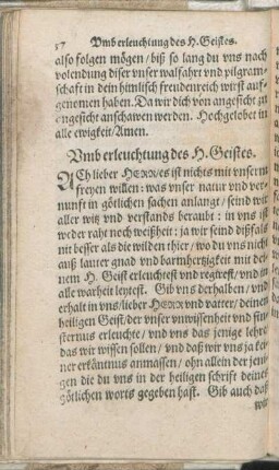 Vmb erleuchtung des H. Geistes.