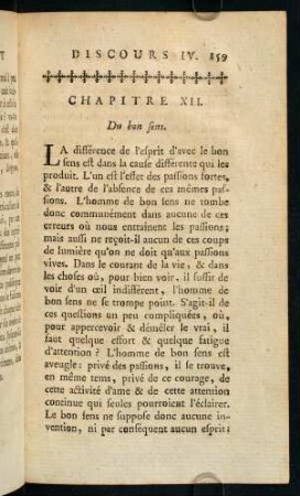 159-165, Chapitre XII. Du bon sens.