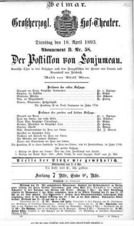 Der Postillon von Lonjumeau