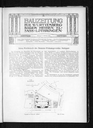 Ideen-Wettbewerb des Beamten-Wohnungsvereins Stuttgart