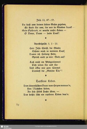 Tapferes Leben