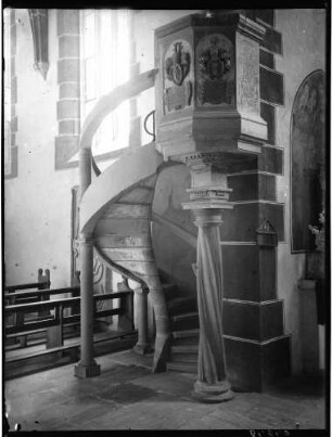 Hirschhorn Karmeliterkirche Sankt Maria Kanzel (um 1618)