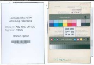 Entnazifizierung Ignaz Heinen , geb. 00.00.0000 ()