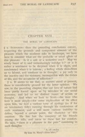 Chapter XVII. - The moral of landscape