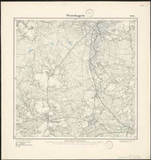 Meßtischblatt 1943 : Westerkappeln, 1897 : Westerkappeln. - Aufn. 1895. - 1:25000. - [Berlin]: Reichsamt für Landesaufnahme, 1897. - 1 Kt.