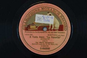 A tanto amor : "La favorita" / (Donizetti)