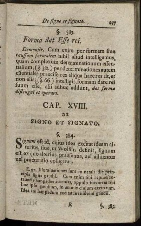 Cap. XVIII. De Signo Et Signato.