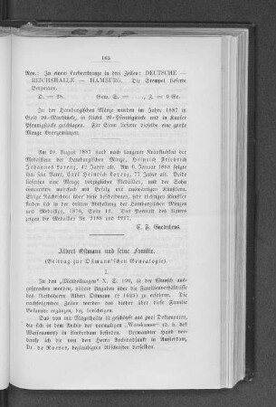 Albert Ostmann und seine Familie. : (Beitrag zur Ostmann'schen Genealogie).