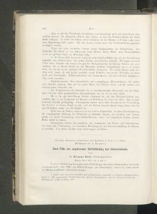 Zwei Fälle von angeborener Defektbildung des Oberschenkels