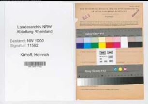 Entnazifizierung Heinrich Kirhoff, geb. 20.01.1913 (Arzt)