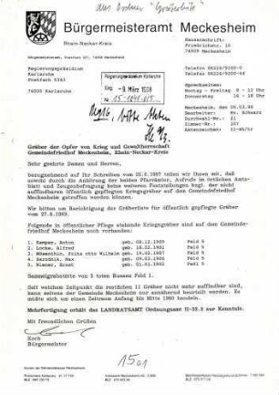 Gemeindefriedhof Meckesheim