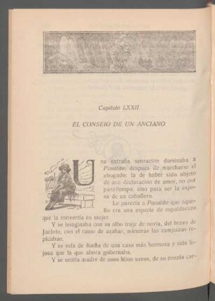 Capítulo LXXII - El consejo de un anciano