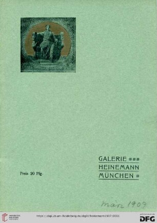 Galerie Heinemann: [März]