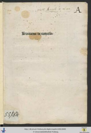 Tractatus de cometis