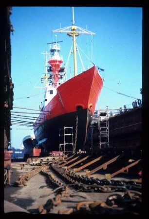 Feuerschiff "Norderney I" im Dock
