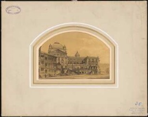 Stadttheater, Halle/Saale 2. Projekt: Perspektivische Ansicht