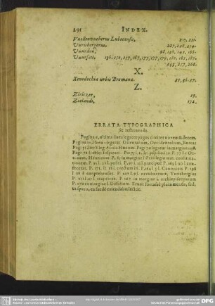 Errata Typographica sic restituenda