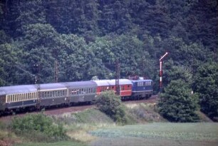 Vaihingen/Enz-Nord Lok 110 110 D Mozart WL-Wagen SNCF-Wagen