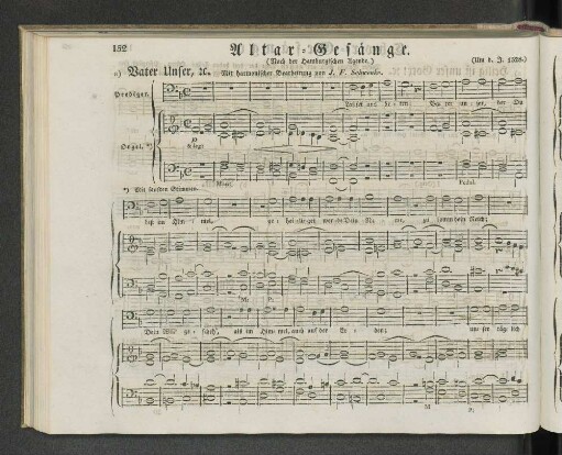 Altar-Gesänge. a) Vater Unser, a. ...