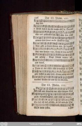Der CI. Psalm. 101.