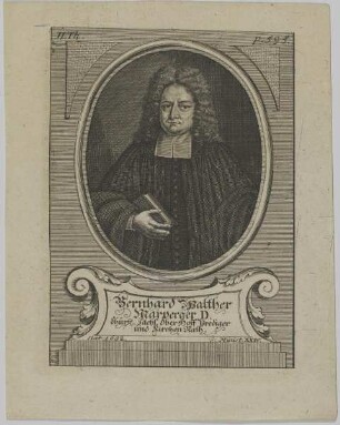 Bildnis des Bernhard Walther Marperger