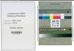 Entnazifizierung Helma Zaabe , geb. 05.02.1913 (Hausangestellte)