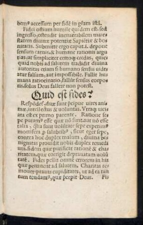 Quid est fides?
