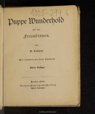 Puppe Wunderhold und ihre Freundinnen