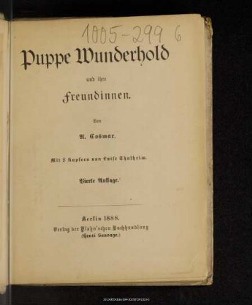 Puppe Wunderhold und ihre Freundinnen