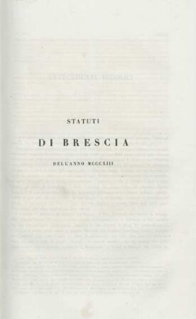 Statuti di Brescia dell'anno MCCCXIII