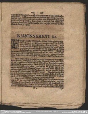 Raisonnement & etc.