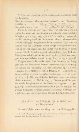 Het gebied van Sekadau ten noorden van de Kapoewas