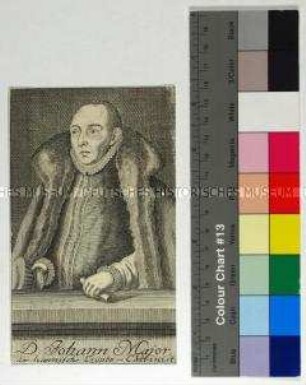 Porträt des calvinistischen Theologen, Humanisten und Dichters Johann Major