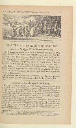 Chapitre V. - La guerre de Cent Ans
