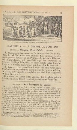 Chapitre V. - La guerre de Cent Ans