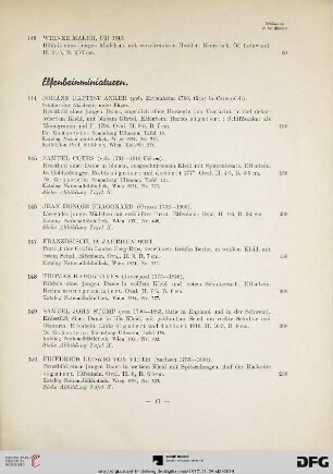 Elfenbeinminiaturen (Nr. 144-151)
